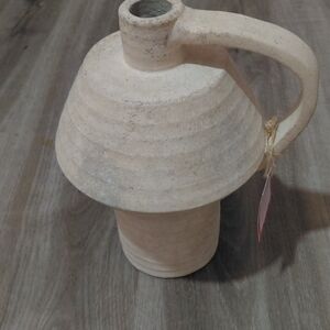 Rustic Cream Ceramic Vase
